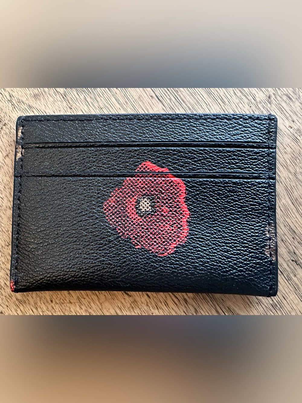 NWOT Authentic Coach Floral Card Case. - Picture 2 of 4